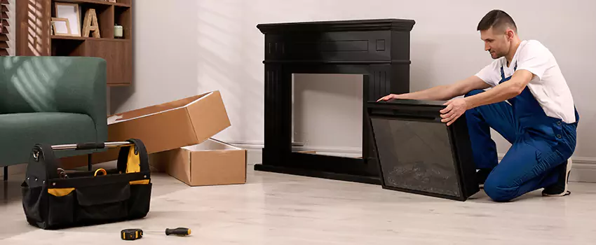 Old Rusted Metal Fireplace Repair And Replacement in Danville, KY